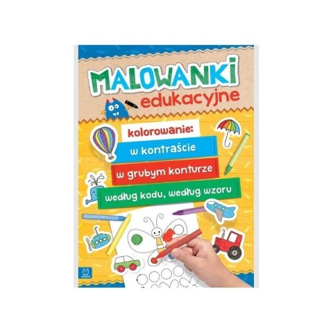 Kolorowanka edukacyjna malowanka ćwiczenia A4 20 kart Aksjomat
