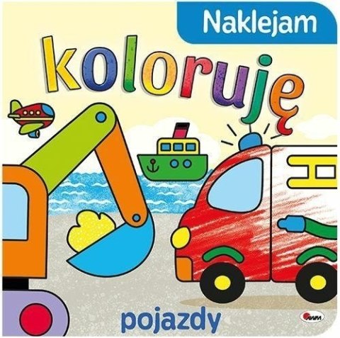 NAKLEJAM KOLORUJĘ POJAZDY AWM WYDAWNICTWO