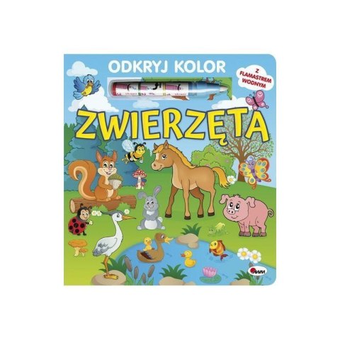 Odkryj kolor zwierzęta AWM WYDAWNICTWO