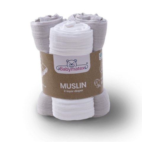 Pielucha muslin 3 pak 70x80 MATEX RONI