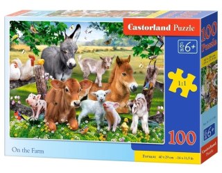 PUZZLE 100 ON THE FARM CASTOR