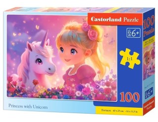 PUZZLE 100 PRINCESS UNICORN CASTOR