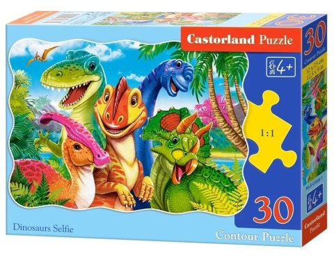 PUZZLE 30 EL. DINOSAURS SELFIE CASTOR