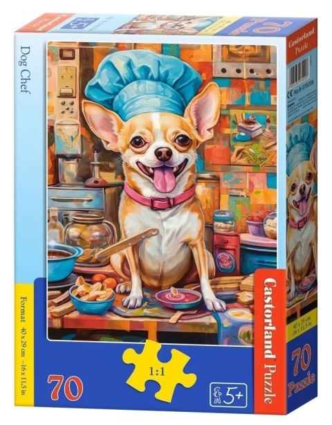 PUZZLE 70 DOG CHEF CASTOR
