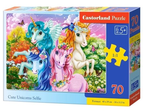 PUZZLE 70 UNICORNS SELFIE CASTOR