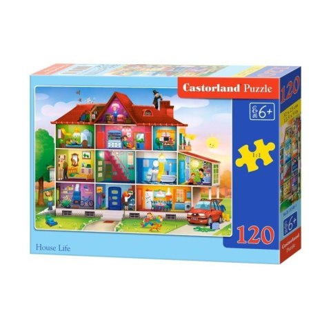Puzzle 120el. house life CASTOR