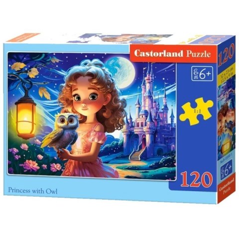 Puzzle 120el. princess owl CASTOR