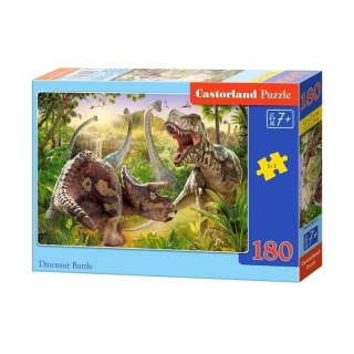 Puzzle 180 el. dinosaur battle CASTOR