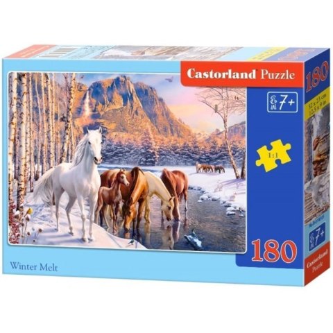 Puzzle układanka klasyczna 180 elementów Winter Melt Castor