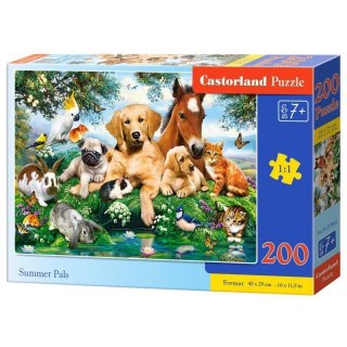 Puzzle 200 elementów Summer Pals CASTOR