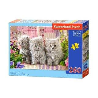 Puzzle 260 el. three kittens CASTOR