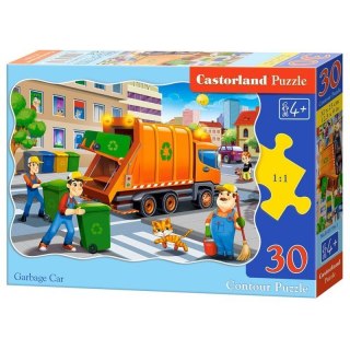 Puzzle 30 el. garbage car CASTOR