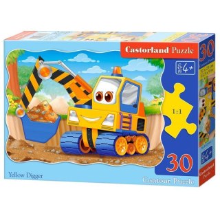 Puzzle 30 el. yellow digger CASTOR