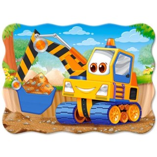 Puzzle 30 el. yellow digger CASTOR