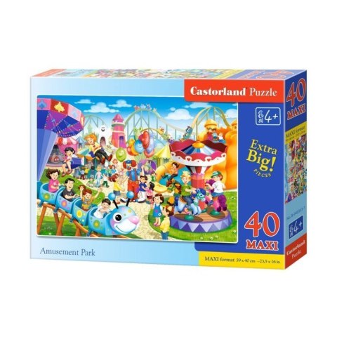 Puzzle układanka 40 elementów maxi Park Rozrywki Castor