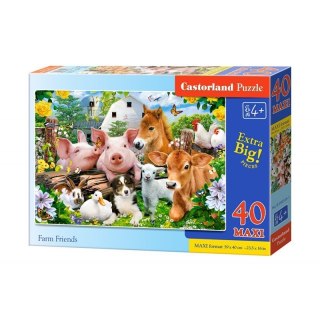 Puzzle 40el.maxi farm friends CASTOR