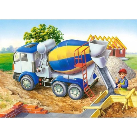 Puzzle 60el. building site CASTOR