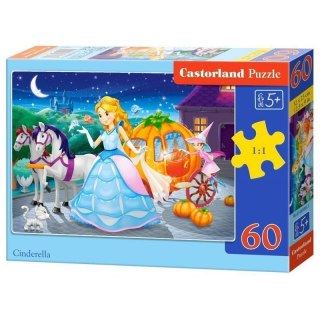 Puzzle 60 elementów Cinderella CASTOR
