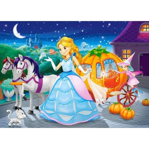 Puzzle 60 elementów Cinderella CASTOR
