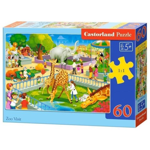 Puzzle 60el. zoo visit CASTOR