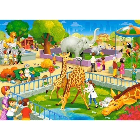 Puzzle 60el. zoo visit CASTOR