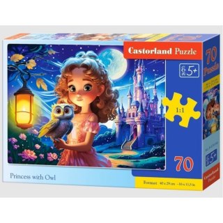 Puzzle 70 princess with owl CASTOR
