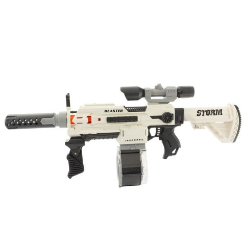 Karabin maszynowy zabawka pistolet wyrzutnia 40 pocisków EUROBABY ZABAWKI
