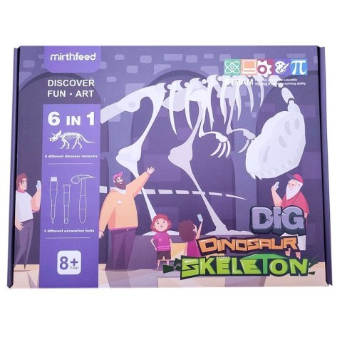 Zestaw archeologiczny szkielet dinozaura wykopaliska EUROBABY ZABAWKI EBZK2