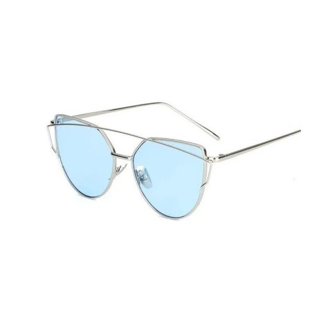Okulary przeciwsłoneczne GLAM ROCK Niebieskie Transparentne OK21WZ15