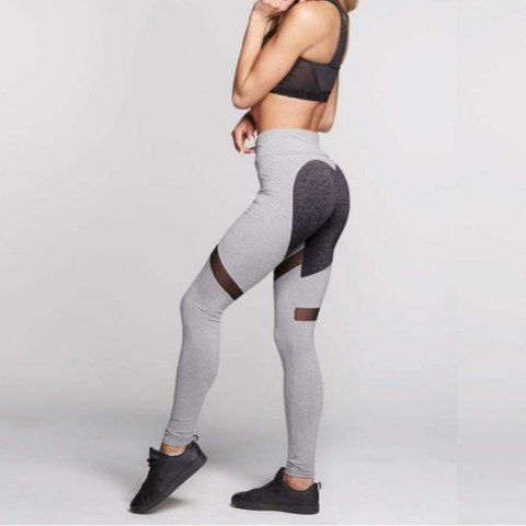 Legginsy sportowe getry damskie fitness treningowe M