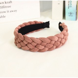 Opaska do włosów ozdoba głowy pleciona szeroka 4cm