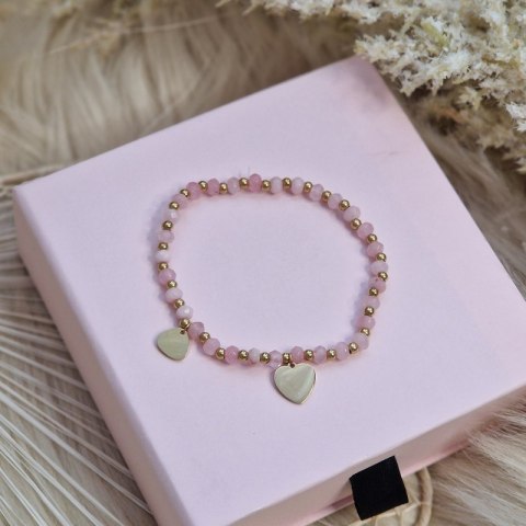 Bransoletka na rękę łańcuszek stal chirurgiczna 14k złoto