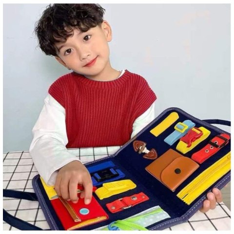 Organizer z filcu mata edukacyjna teczka dla dzieci
