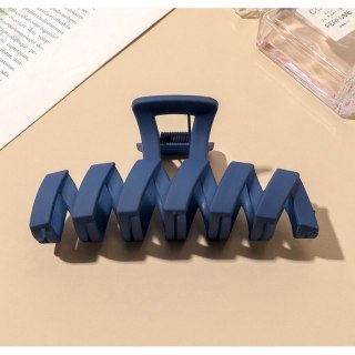 Spinka do włosów klamra łapacz XL granatowa 11 cm