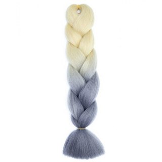 Włosy syntetyczne do warkoczyków pasma ombre 120cm WLS32