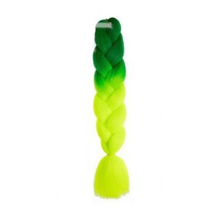 Włosy syntetyczne pasma do warkoczyków ombre 120cm