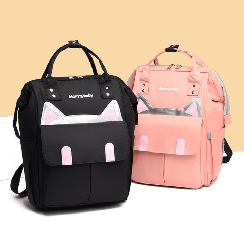 Torba plecak do wozka organizer dla mamy rozowy