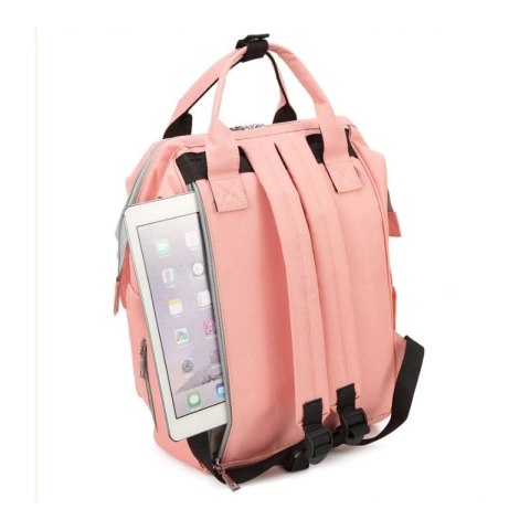 Torba plecak do wozka organizer dla mamy rozowy