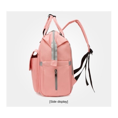 Torba plecak do wozka organizer dla mamy rozowy