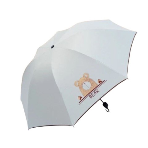 Parasol składany parasolka przeciwdeszczowa wzór miś