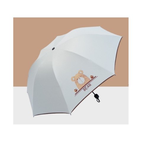 Parasol składany parasolka przeciwdeszczowa wzór miś