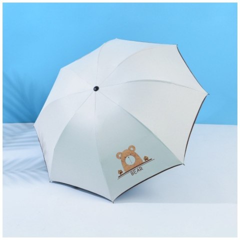 Parasol składany parasolka przeciwdeszczowa wzór miś