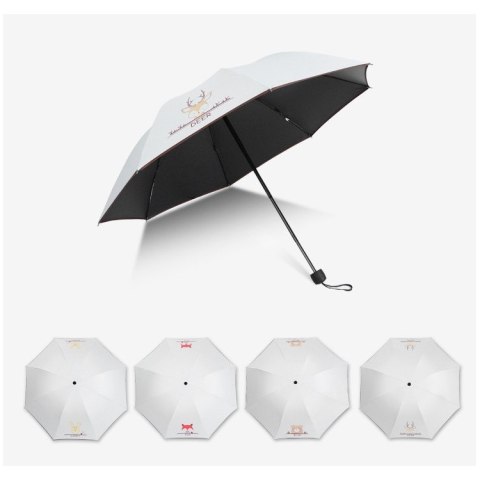 Parasol składany parasolka przeciwdeszczowa wzór miś