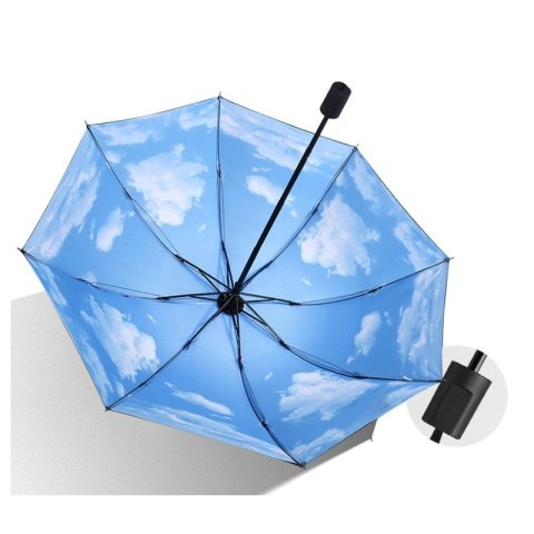 Parasol składany parasolka przeciwdeszczowa wzór niebo