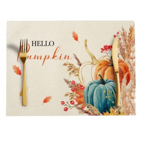 Podkładka na stół mata jadalniana prostokątna Hello Pumpkin 30x45