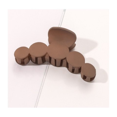 Spinka do włosów klamra łapacz XL brązowa 10 cm