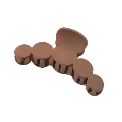 Spinka do włosów klamra łapacz XL brązowa 10 cm