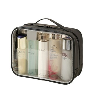 Kosmetyczka organizer podróżny na kosmetyki czarna 26x20x11cm