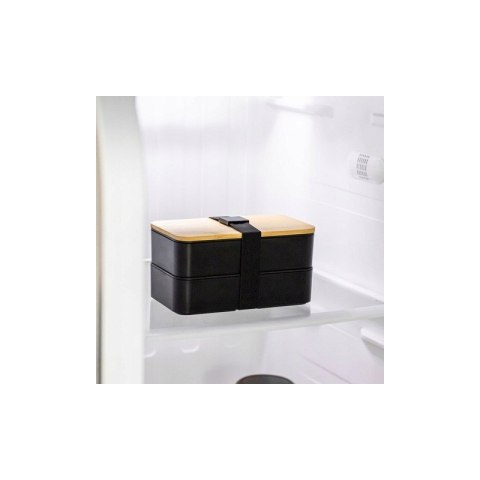 Śniadaniówka LUNCH BOX ze sztućcami, bambus 18,5 x 10,5 x 9,3 cm PJM43