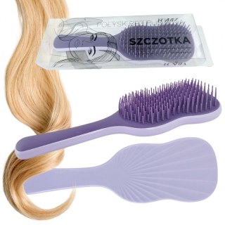 Szczotka do włosów do rozczesywania fioletowa 22cm